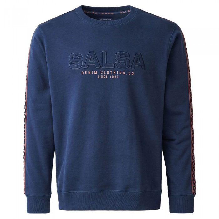 [해외]SALSA JEANS 스웨트 셔츠 Branding 138584554 Blue