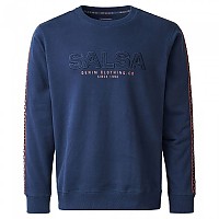 [해외]SALSA JEANS 스웨트 셔츠 Branding 138584554 Blue
