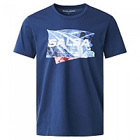 [해외]SALSA JEANS 반팔 슬림 브랜딩 티셔츠 138584559 Blue