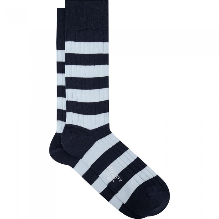 [해외]HACKETT Rugby Stripe Socks Navy / Sky