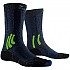 [해외]X-SOCKS Pioneer 양말 4138379605 Midnight Blue Melange / Blue / Lime