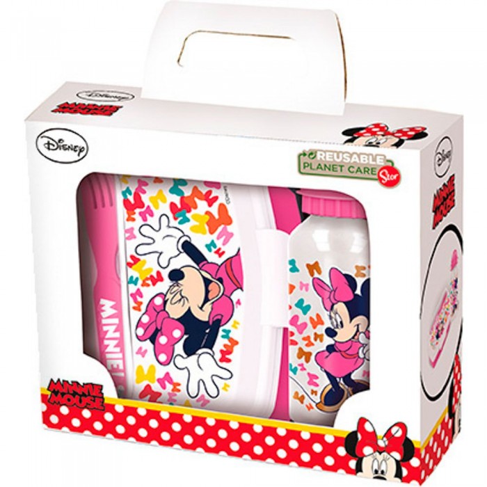 [해외]SAFTA 도시락 통 Minnie Mouse Lucky 15138664481 Multicolor