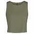 [해외]PIECES Kylie Crop 민소매 티셔츠 138687466 Deep Lichen Green