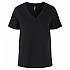 [해외]PIECES Ria 반팔 V넥 티셔츠 138687502 Black
