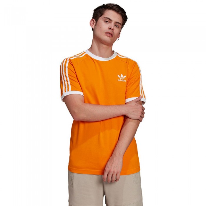 [해외]아디다스 ORIGINALS 3 Stripes Short Sleeve T-Shirt Bright Orange