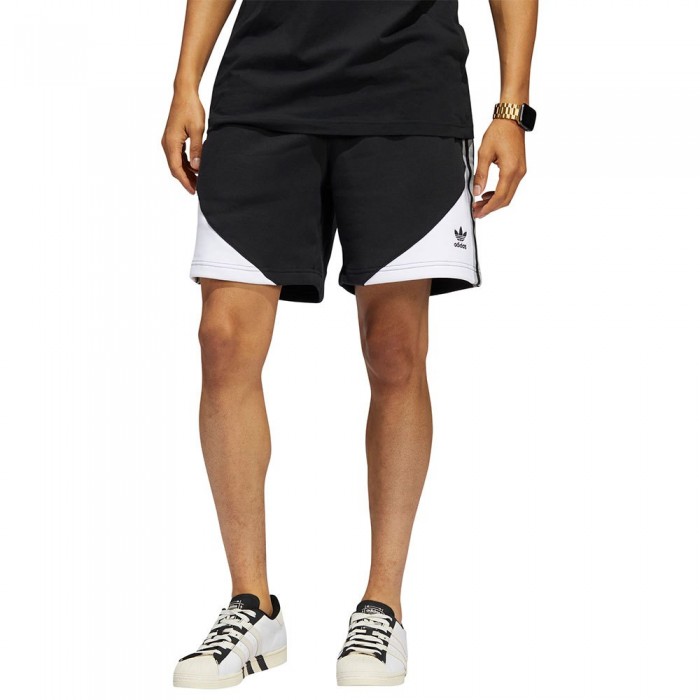 [해외]아디다스 ORIGINALS Superstar Fleece Shorts Black / White