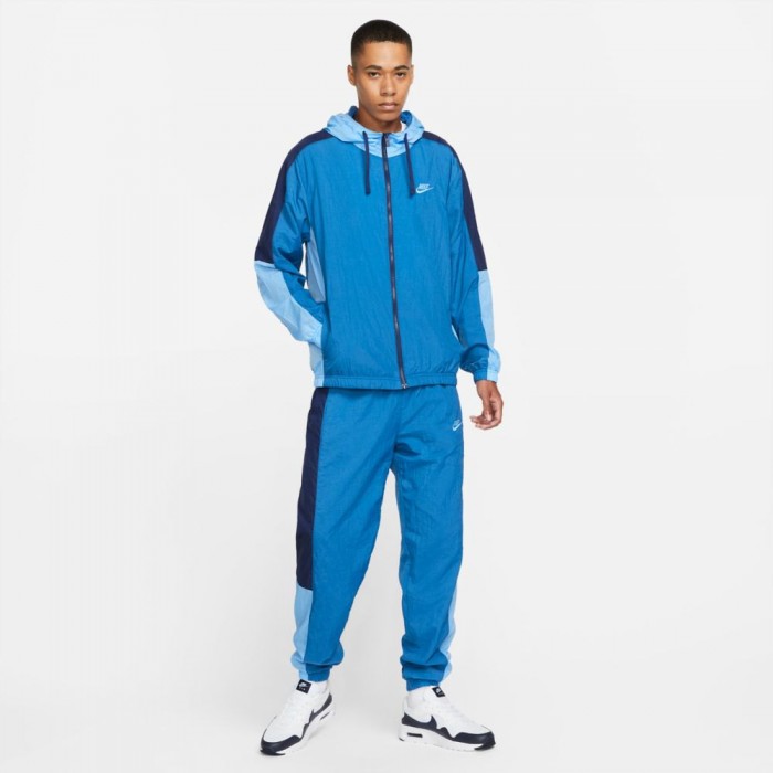 [해외]나이키 Sportswear Sport Essentials Woven Track Suit Dk Marina Blue / University Blue