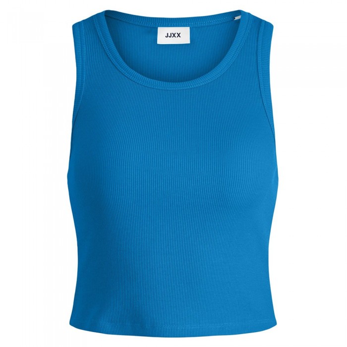 [해외]잭앤존스 Fallon Rib Sleeveless T-Shirt Brilliant Blue