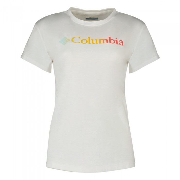 [해외]컬럼비아 Sun Trek Graphic 반팔 티셔츠 4138608500 White / Branded Gradient