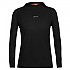 [해외]아이스브레이커 Cool-Lite Merino 후드티 4138625568 Black