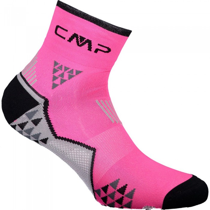 [해외]CMP 3I97177 트레일 스키nlife 양말 4138701402 Pink Fluo / Black