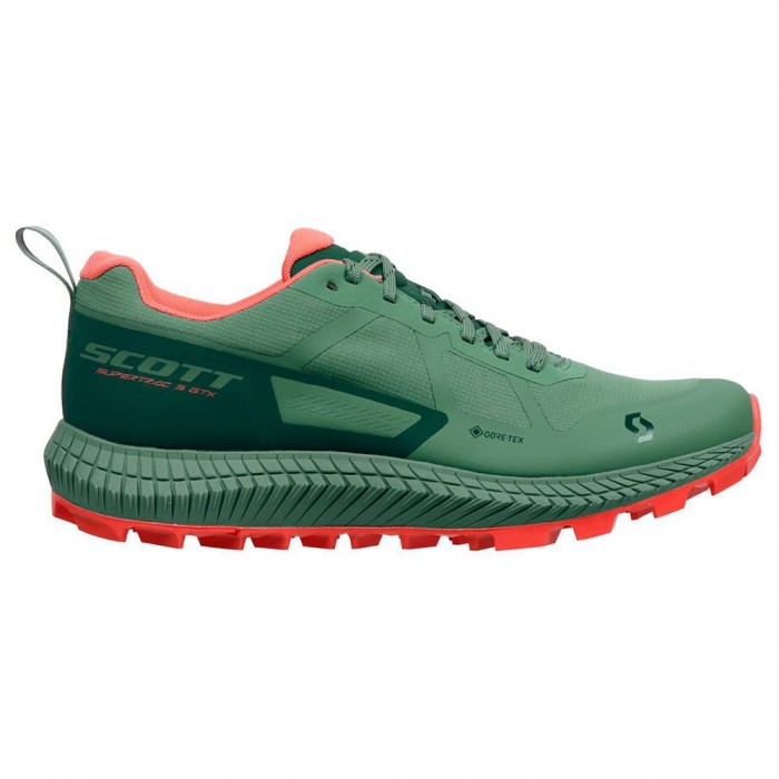 [해외]스캇 Supertrac 3 고어텍스 트레일 러닝화 4138526830 Frost Green / Coral Pink