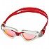 [해외]아쿠아스피어 수영 고글 Kayenne.A 6138704314 Grey / Red / Red Titanium Mirrored