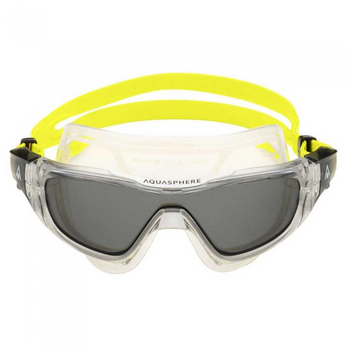 [해외]아쿠아스피어 Vista Pro Swimming Mask 6138704371 Clear / Yellow / Smoke