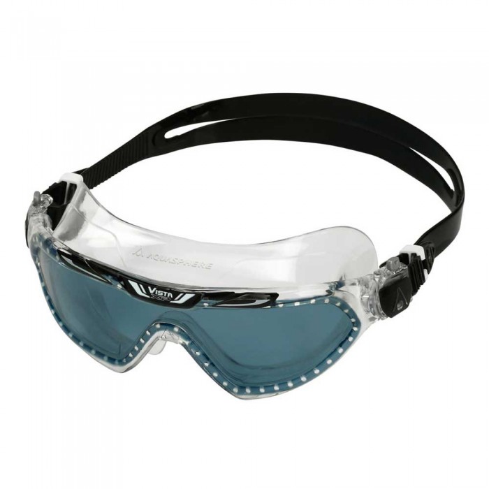 [해외]아쿠아스피어 Vista XP Swimming Mask 6138704376 Clear / Black / Smoke