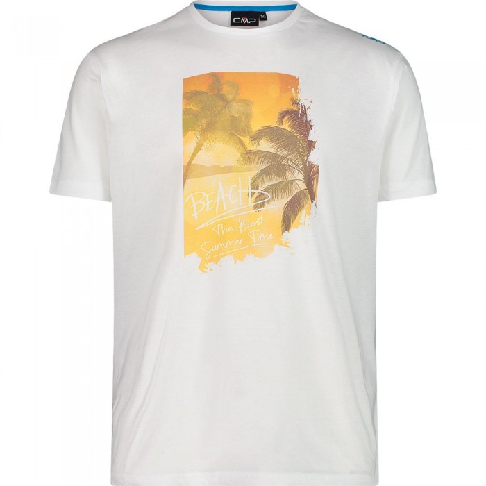 [해외]CMP T-셔츠30T9367 반팔 티셔츠 4138654877 White