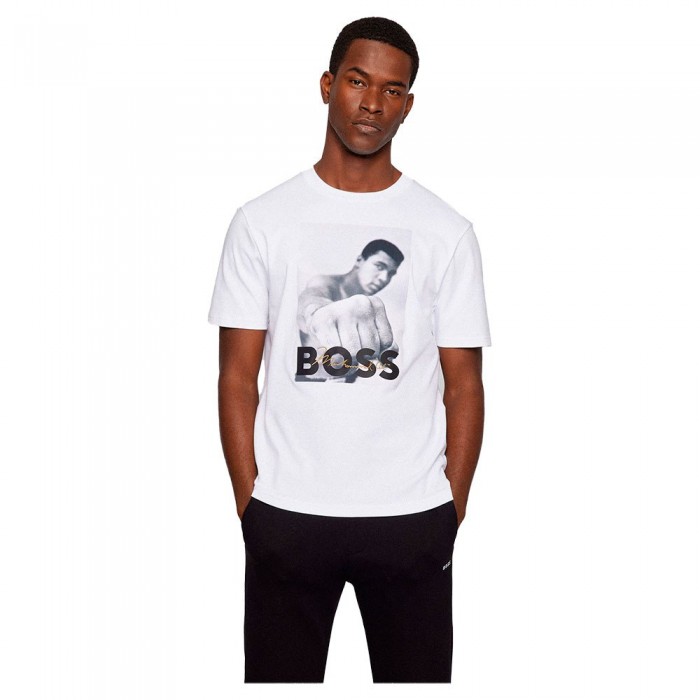 [해외]BOSS Goat 반팔 티셔츠 138696496 White