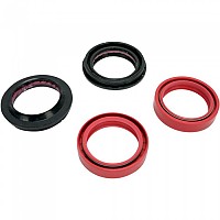 [해외]MOOSE HARD-PARTS 포크더스트 씰 키트 35x47.3x10 Mm KTM SX 65 02-11 9138385371 Black / Red