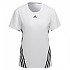 [해외]아디다스 Icons 3 Stripes 반팔 티셔츠 7138426821 White / Black