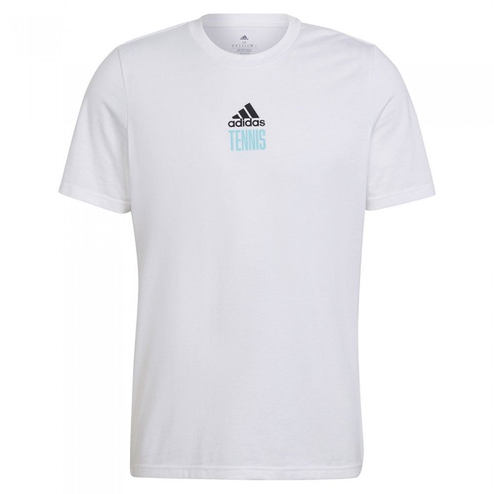 [해외]아디다스 Tennis Par Graphic Short Sleeve T-Shirt 12138429182 White