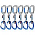 [해외]마무트 Crag Keylock Wire Indicator 퀵드로우 6 단위 4138676638 Straight Gate / Wire Gate / Silver