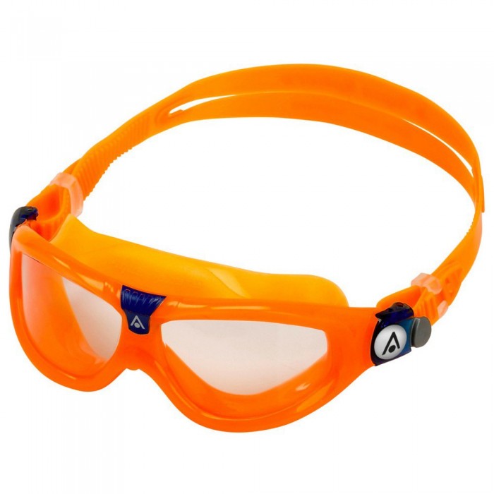 [해외]아쿠아스피어 Seal 2 ´1.8 Kids Swimming Mask 6138704346 Orange / Blue / Clear
