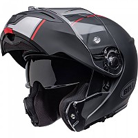 [해외]BELL MOTO SRT Hartluck 모듈형 헬멧 9138776570 Black / Red
