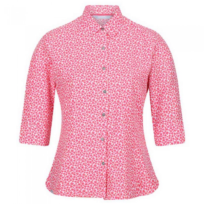 [해외]레가타 긴 소매 셔츠 Nimis IV 5138724859 Tropical Pink Floral
