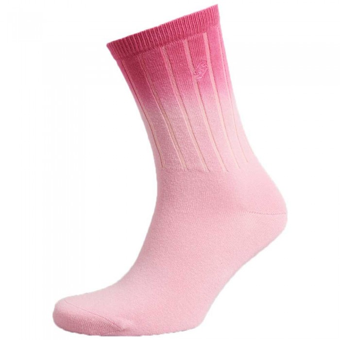 [해외]슈퍼드라이 양말 Code S 로고 Dip Dye Ankle 138689157 Hot Pink / Pale Pink