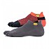 [해외]비브람 FIVEFINGERS No show 양말 2 켤레 4138794928 Dark Grey / Red Black