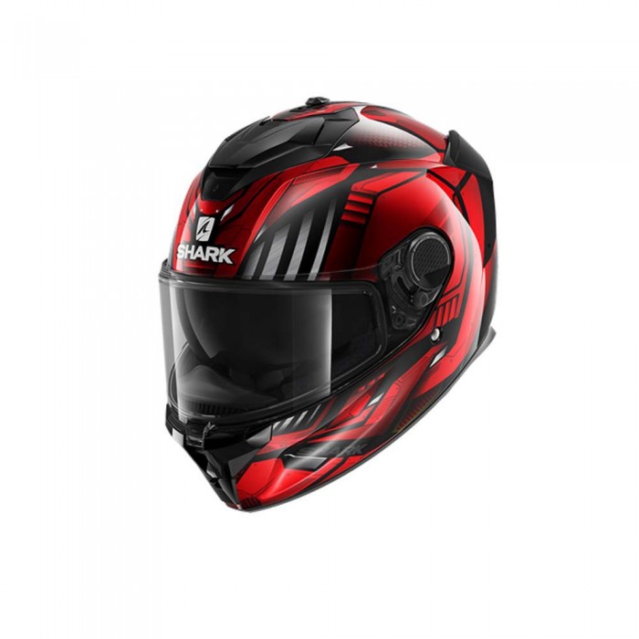 [해외]샤크 스파르탄 GT 풀페이스 헬멧 9138384245 Black / Chrome /Red