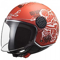 [해외]LS2 오픈 페이스 헬멧 OF558 Sphere Lux Skater 9138387775 Matt Red