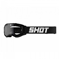 [해외]SHOT Assault 2.0 Solid Enduro 오프로드 고글 9138299757 Black Glossy