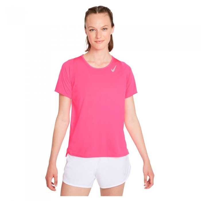 [해외]나이키 Dri Fit Race 반팔 티셔츠 6138252342 Hyper Pink / Reflective Silver