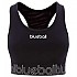 [해외]Blueball Sport Soft 로고 스포츠 브라 6138547204 Black