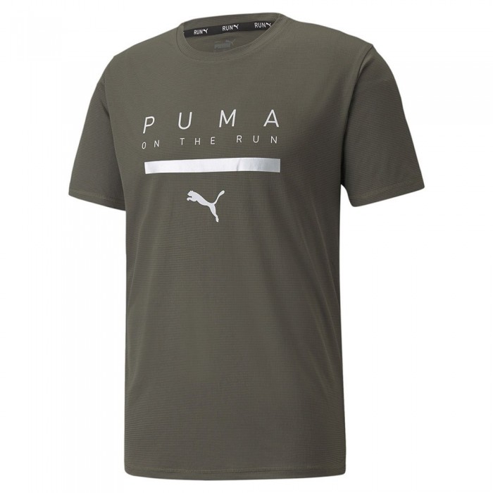 [해외]푸마 Run 로고 반팔 티셔츠 6138052907 Grape Leaf