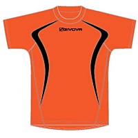 [해외]GIVOVA 런닝 반팔 티셔츠 6138127198 Fluor Orange / Black