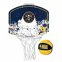 [해외]윌슨 Team Mini Hoop NBA Nuggets Set Ball And Mini Basketball Basket 3138392378 Multicolour