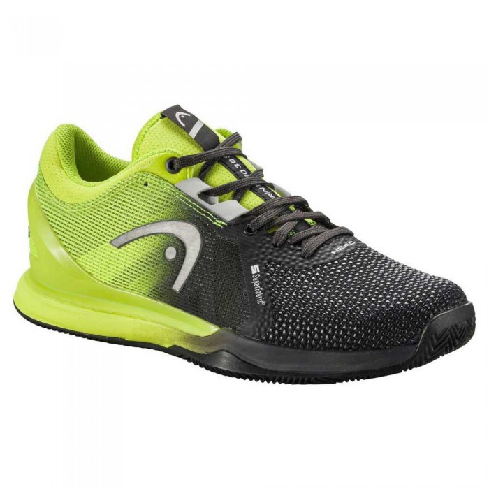 [해외]헤드 RACKET Sprint Pro 3.0 SF Clay Clay Shoes 12138462054 Black / Lime