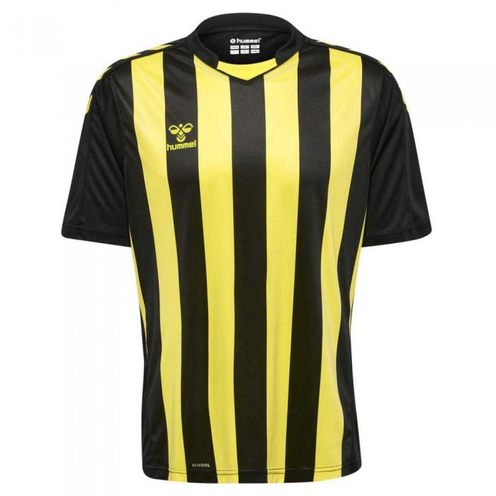 [해외]험멜 코어 XK Striped 반팔 티셔츠 7138728791 Black / Blazing Yellow