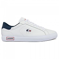 [해외]라코스테 트레이너 Sport Powecourt Tricolor2 12138617797 White / Navy / Red