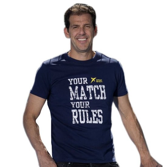 [해외]드롭샷 Match Rules Short Sleeve T-Shirt 12138405608 Blue