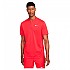 [해외]나이키 Court Dri Fit Blade Solid 반팔 폴로 셔츠 12138568615 University Red / White