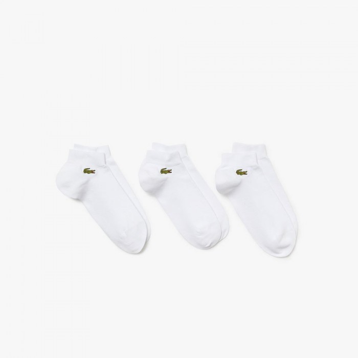 [해외]라코스테 Sport Pack RA4183 숏 Socks 3 Pairs 12138648257 White / White / White