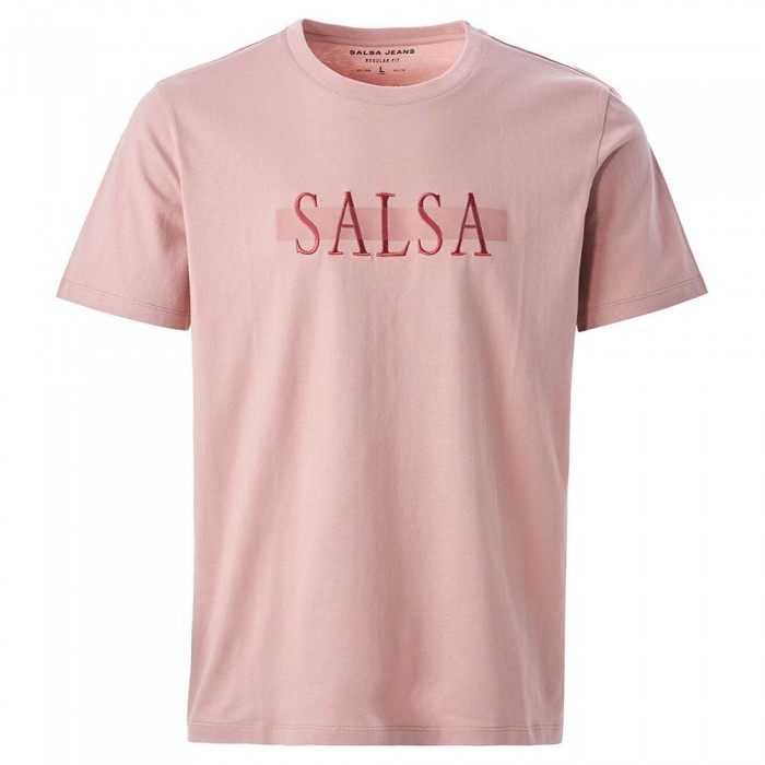 [해외]SALSA JEANS Regular Front and Back Graphic 반팔 티셔츠 138778835 Pink
