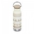 [해외]KLEAN KANTEEN Insulated Classic 스테인리스 스틸 병 루프 모자 355ml 6138634323 Salt Flats