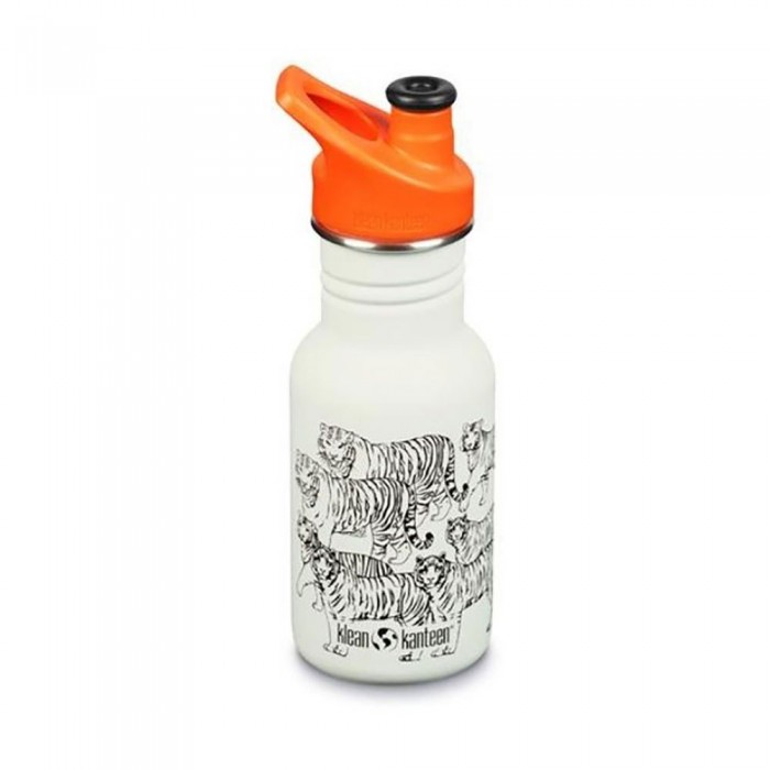 [해외]KLEAN KANTEEN Kid Classic 스테인리스 스틸 병 355ml 6138634349 Tigers