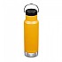 [해외]KLEAN KANTEEN Insulated Classic 스테인리스 스틸 병 루프 모자 355ml 7138634321 Marigold