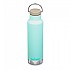 [해외]KLEAN KANTEEN Insulated Classic 스테인리스 스틸 병 루프 모자 590ml 7138634326 Blue Tint