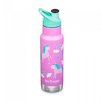 [해외]KLEAN KANTEEN 스테인리스 병 Insulated Kid Classic 355ml 어린이 스포츠 캡 7138634337 Unicorns